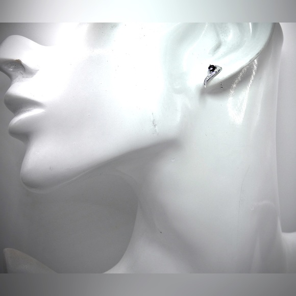 0.37 CTW Genuine Garnet and White Diamond .925 Sterling NWOT - Picture 5 of 7